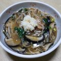 七色ワクチン's cooksnap of when they made キノコと鶏肉の煮物.