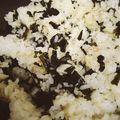カニーヘン's cooksnap of when they made わかめのガーリックバターライス☆.