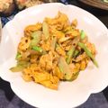 miwayonのリピ's cooksnap of when they made ブロッコリーの茎と卵のオイスタ炒め.