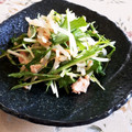 ♡こもれび♡'s cooksnap of when they made やみつき！水菜ともやしのナムル風和え☆.