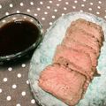 まぶたん's cooksnap of when they made 娘に伝授！我が家のローストビーフ.