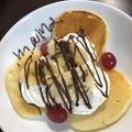 ｅｃｈｏｅｃｈｏ's cooksnap of when they made 卵不使用！HMでふっくらホットケーキ.
