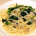クックQPU4ZJ☆'s cooksnap of when they made 簡単☆アサリとほうれん草のパスタ☆.