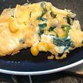 けーこころん's cooksnap of when they made 離乳食完了期〜ほうれん草とコーンの卵焼き.