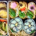 いわまそうたつ's cooksnap of when they made ひな祭りのお弁当に✿お花畑稲荷寿司.