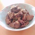 ☆３匹の子ぶた☆'s cooksnap of when they made ふっくら旨い☆鶏肝の煮付け.