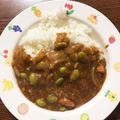 megu305's cooksnap of when they made リメイク レトルトの親子丼で和風カレー.