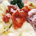 Harujas02's cooksnap of when they made 豚チリ.