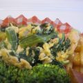 紅葉ｙ's cooksnap of when they made 大葉にんにく醤油でほうれん草ツナの卵とじ.