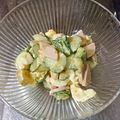 おかかーさん's cooksnap of when they made ゆで卵ときゅうりの胡麻ダレサラダ.