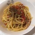 れんこんな's cooksnap of when they made オイルサーディンのトマトパスタ.