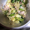 ネコのみさき's cooksnap of when they made 簡単1品☆チンゲン菜と豚肉の中華梅和え.