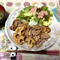 たぁープ〜's cooksnap of when they made 簡単！蓮根と豚バラのポン酢柚子胡椒炒め.