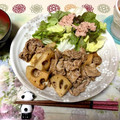 たぁープ〜's cooksnap of when they made 簡単！蓮根と豚バラのポン酢柚子胡椒炒め.