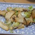きらり流れ星's cooksnap of when they made 免疫力up☆ネギとエリンギのニンニク炒め.