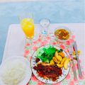 クックAUV8PY☆'s cooksnap of when they made ローストチキンとラズベリーソース.