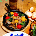 norikolo's cooksnap of when they made 簡単すぎる！砂肝のアヒージョ！.