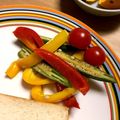 ぴろり＋'s cooksnap of when they made 作り置き！オクラとパプリカのポン酢マリネ.