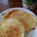 あき姫ちゃん's cooksnap of when they made ふわっ*もちっ *しっとりホットケーキ♡.