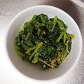 猫の日2011's cooksnap of when they made レンジで簡単！ほうれん草の胡麻和え.