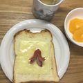 はーとねこ's cooksnap of when they made タコさんウインナーをのせたチーズトースト.