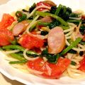 クックQPU4ZJ☆'s cooksnap of when they made ベーコンと野菜の和風パスタ.