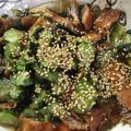 momonaomam's cooksnap of when they made コストコさんまの蒲焼きで酢の物.