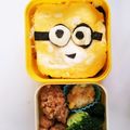 あさここなっつ's cooksnap of when they made ミニオン 簡単キャラ弁.
