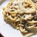 ぱちぱちの日's cooksnap of when they made 余った生クリームで！うどんカルボナーラ！.
