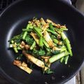まいちゃと's cooksnap of when they made 小松菜とちくわの味噌炒め.