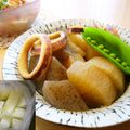 runa10's cooksnap of when they made 時短 冷凍大根とイカの煮物.