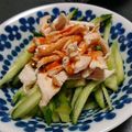 うどん屋３年目's cooksnap of when they made 甘辛♪きゅうりとむね肉のバンバンジー風.