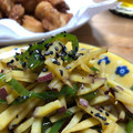 sac25's cooksnap of when they made ちくわ入り！さつま芋とピーマンのきんぴら.