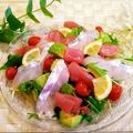 ももちゃんのれしぴ's cooksnap of when they made アボカドの海鮮サラダ(和風カルパッチョ).