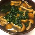 9natsu's cooksnap of when they made なめことワカメの味噌汁.