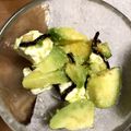 ねーこねこ's cooksnap of when they made アボカドクリームチーズの塩昆布ごま油和え.