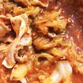 にぶろ's cooksnap of when they made 春キャベツとキムチの蒸し煮.