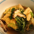 aurara's cooksnap of when they made 水菜と厚揚げのさっと煮.