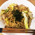 ろやさん's cooksnap of when they made 余った麺で☆簡単！明太子焼きそば♪.