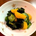 ☆ぼうchan☆'s cooksnap of when they made キュウリとワカメの酢の物.