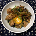 kikyomama's cooksnap of when they made 鶏と茄子のソース照り焼き丼♪ネギたっぷり.
