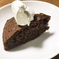 ＊Kashifa's cooksnap of when they made HMで簡単！ブラウニー風チョコケーキ.