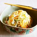 kebeibiko's cooksnap of when they made 愛しのバンサンスー♡（春雨中華サラダ）.