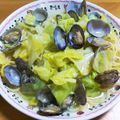 ゆうかぴょんぴょん's cooksnap of when they made あさりと春キャベツのパスタ.