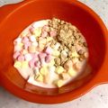 へい♡ゆー♡'s cooksnap of when they made ☆超簡単！マシュマロきな粉ヨーグルト☆.