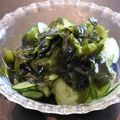 スタイリッシュママ's cooksnap of when they made 簡単常備菜にも生ワカメとキューリの酢の物.