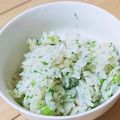 9king's cooksnap of when they made わさび菜飯.