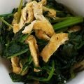 ぴゃるか's cooksnap of when they made ホウレン草と油揚げのバター炒め.