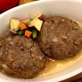 melody32's cooksnap of when they made ジューシーが過ぎるハンバーグ.