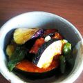 minotan's cooksnap of when they made サッパリ美味☆茄子とかぼちゃの揚げびたし.